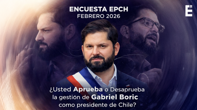 [ENCUESTA EPCH FEBRERO 2026] ¿Usted Aprueba o Desaprueba la gestión de Gabriel Boric como presidente de Chile?